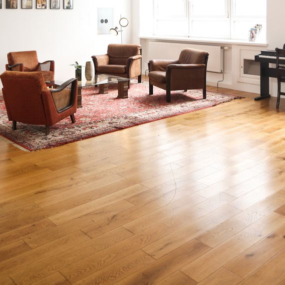 Eichenparkett Wohnzimmer